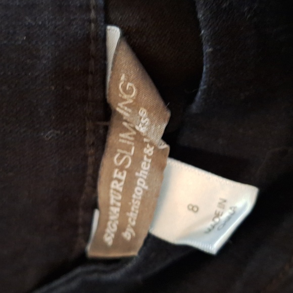 Christopher & Banks Pull On Jeans 8 Signature Slimming Modern Fit Narrow Boot - Picture 6 of 9